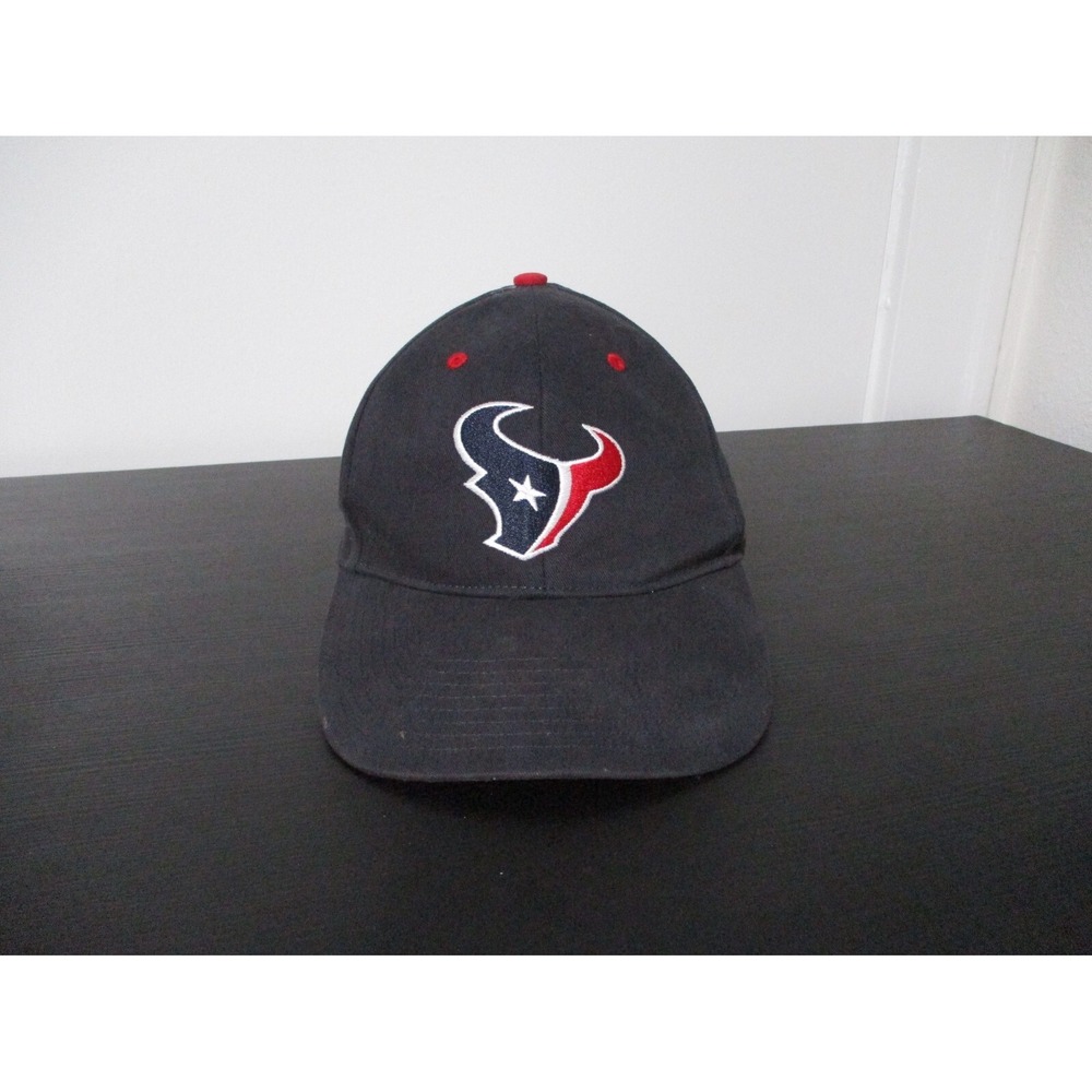 Houston Texans Hat Cap Mens Strap Back Black Blue '47 Football NFL Adjustable A2
